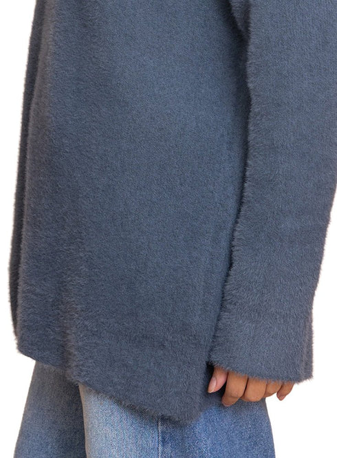 Storm Weather Fluffy Over Size Pullover - Khotwh