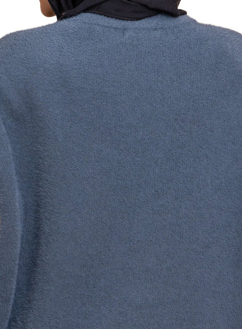 Storm Weather Fluffy Over Size Pullover - Khotwh