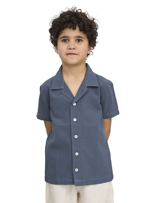 Storm Weather Kids Linen Shirt - Khotwh