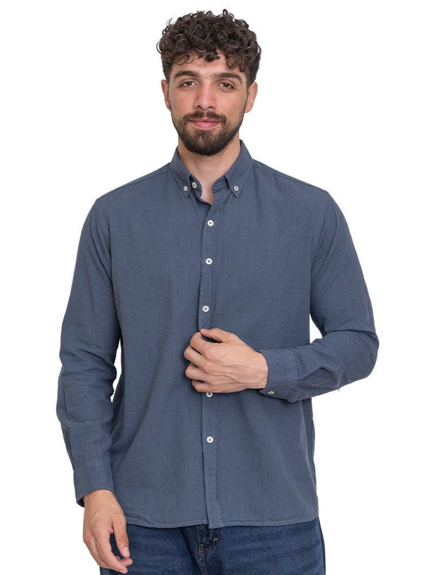 Storm Weather Linen Shirt - Khotwh