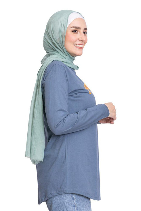 Storm Weather Printed Long - Sleeve Design 25 - Khotwh