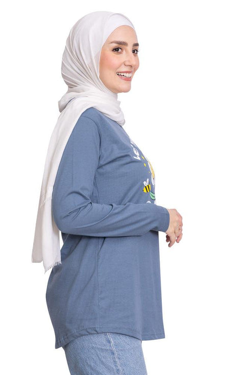 Storm Weather Printed Long - Sleeve Design 28 - Khotwh