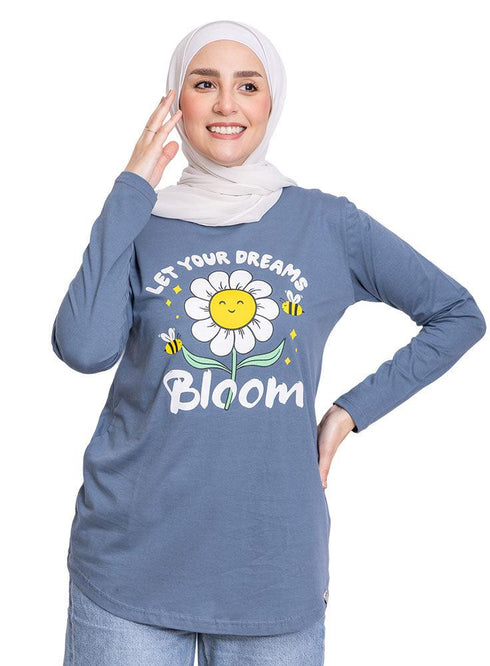 Storm Weather Printed Long - Sleeve Design 28 - Khotwh