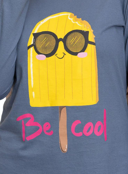 Storm Weather Printed Long - Sleeve Design 32 - Khotwh