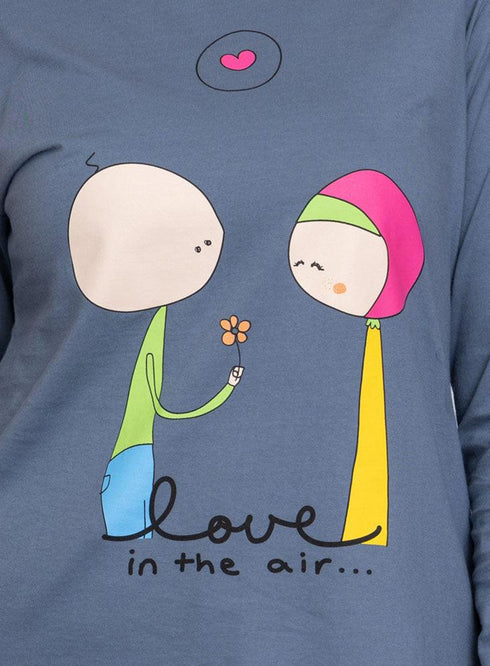 Storm Weather Printed Long - Sleeve Design 35 - Khotwh