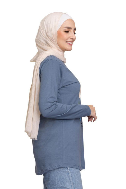 Storm Weather Printed Long - Sleeve Design 35 - Khotwh