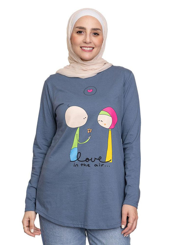 Storm Weather Printed Long - Sleeve Design 35 - Khotwh