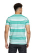 Stria White Striped Round T-shirt - Khotwh