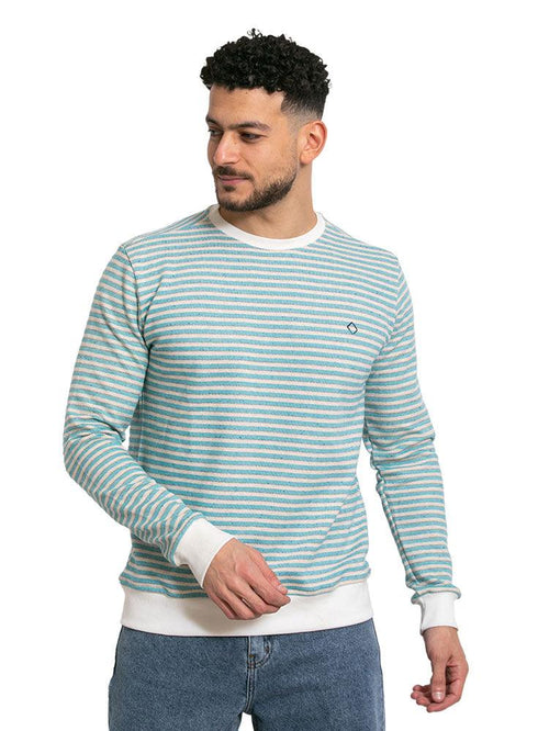 Striped Aqua SW - Basic Round - Khotwh