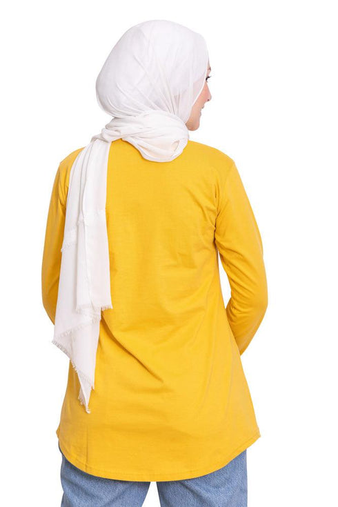 Sun Flower Printed Long - Sleeve Design 3 - Khotwh