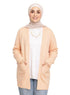 Tan Basic Pocket Cardigan - Khotwh