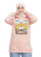 Tan Printed - HoodieV Design 64 - Khotwh