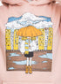 Tan Printed - HoodieV Design 64 - Khotwh