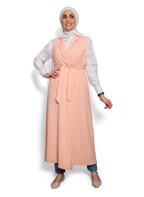 Tan Robe Cut Dress - Khotwh