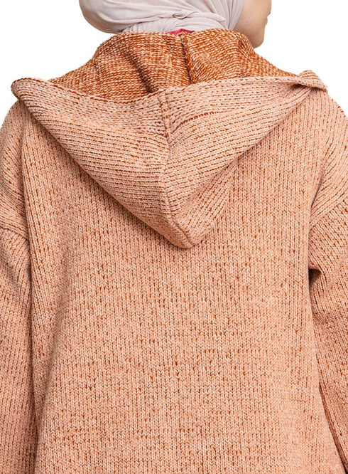 Tan Velvet Cardigan - Khotwh