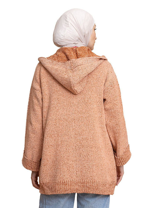 Tan Velvet Cardigan - Khotwh