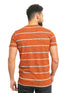 Tiger Striped Round T-shirt - Khotwh