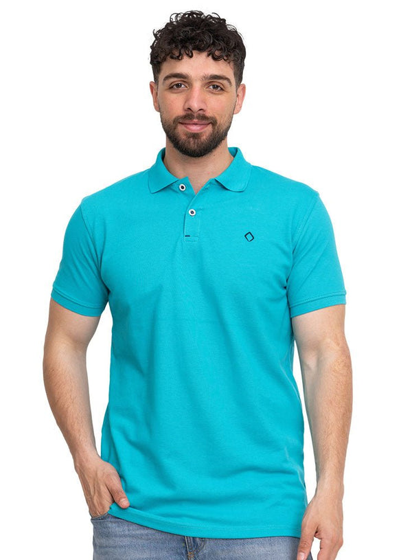 Tile Blue Basic Polo - Khotwh