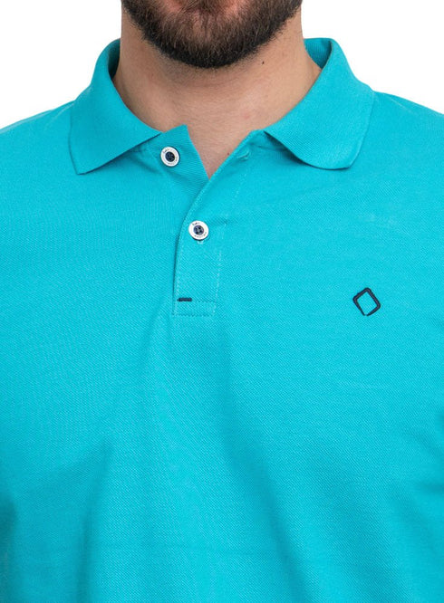 Tile Blue Basic Polo - Khotwh