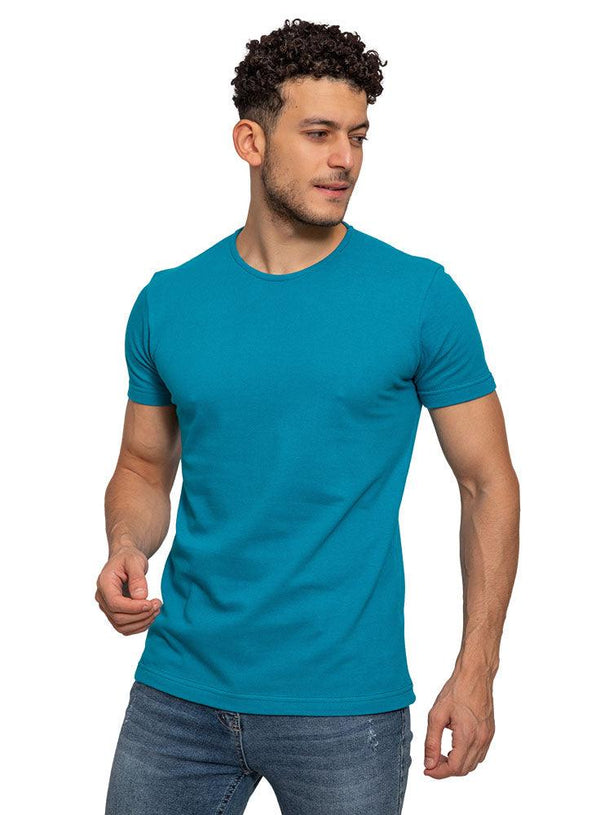 Tile Blue B.Round T-Shirt - Khotwh