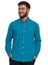 Tile Blue Linen Shirt - Khotwh