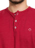 Tokyo - Brick Red Henley - Khotwh