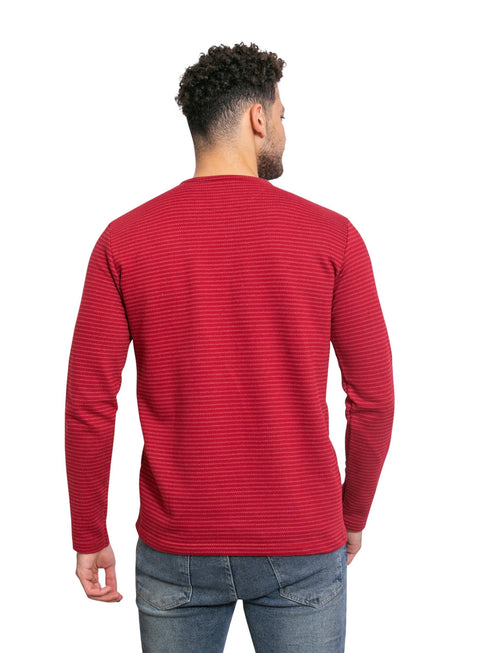 Tokyo - Brick Red Henley - Khotwh