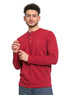 Tokyo - Brick Red Henley - Khotwh