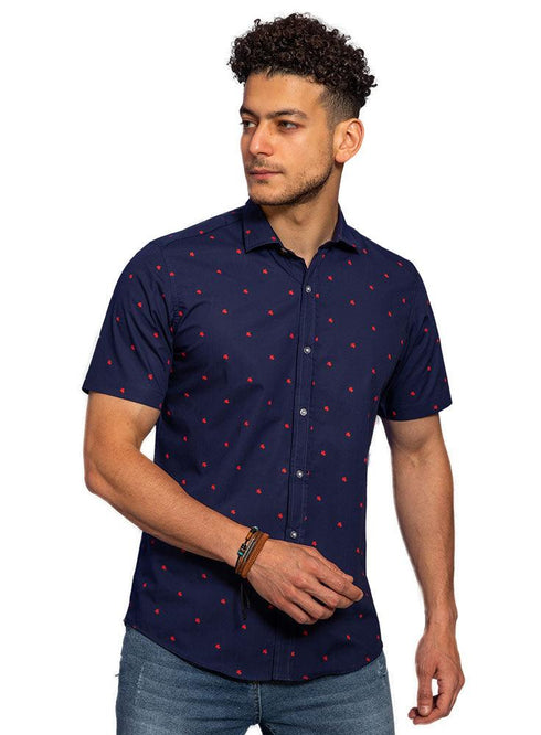 Tortoise Printed Half - Shirt - Khotwh