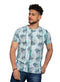 Tree - Fair Aqua Printed Round T-Shirt - Khotwh
