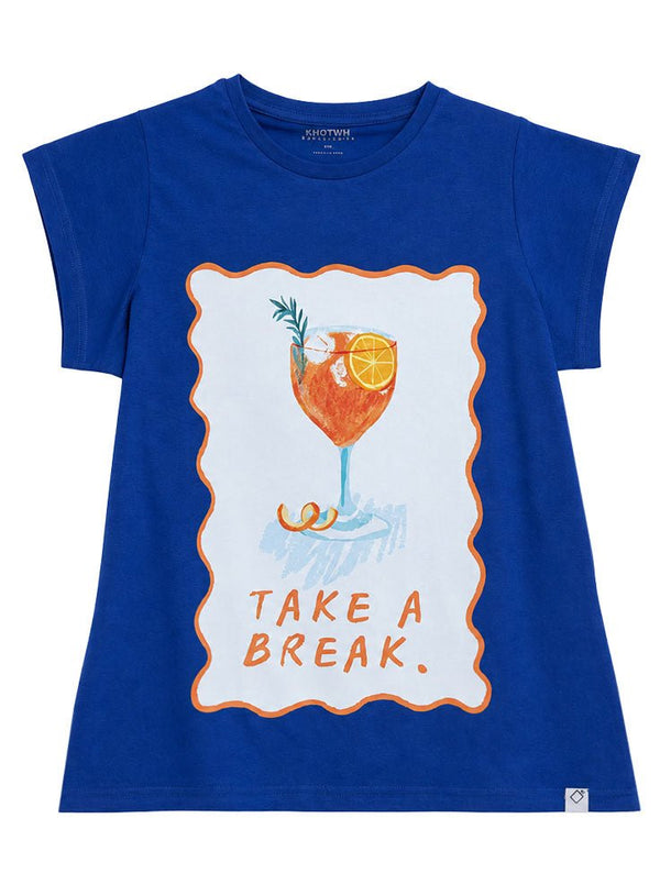 True blue-Design 1 Printed Short-Sleeve - Khotwh