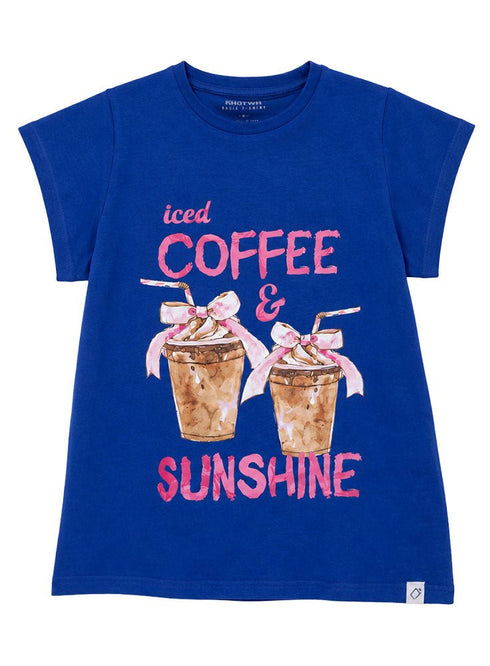 True blue-Design 7 Printed Short-Sleeve - Khotwh