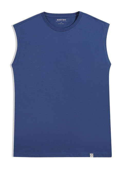 True Blue Long Sleeveless - Khotwh