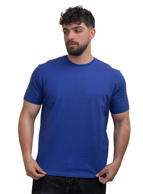 True Blue Relaxed Round T-Shirt - Khotwh