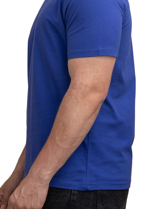 True Blue Relaxed Round T-Shirt - Khotwh