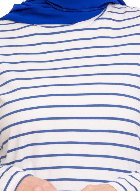 True Blue Striped Long - Sleeve - Khotwh