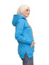 Turquoise Printed - HoodieV Design 66 - Khotwh