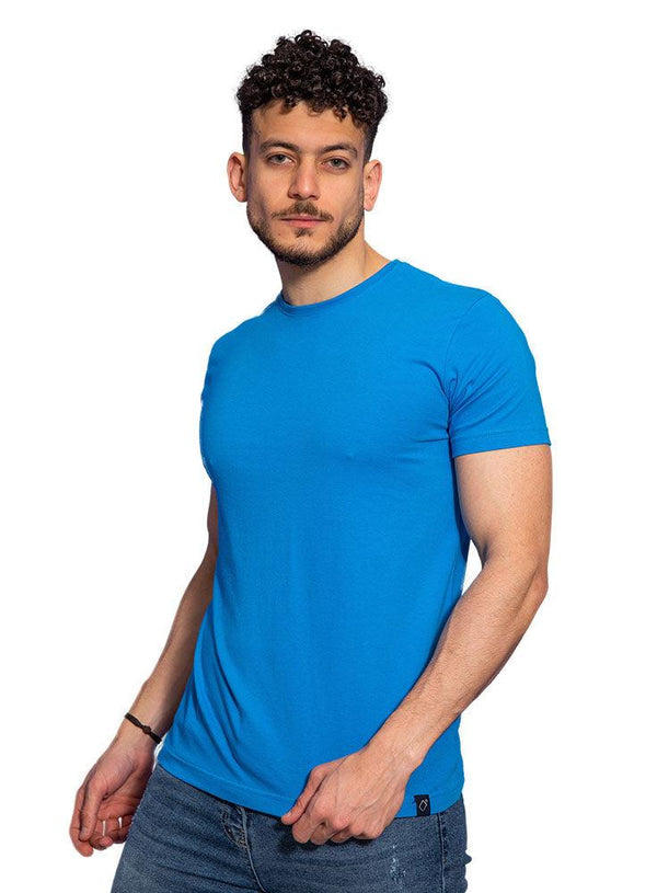 Turquoise Round T-shirt - Khotwh