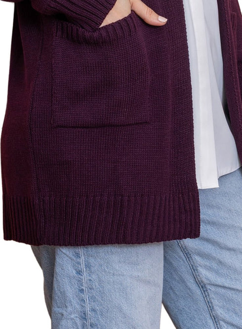 Violet Basic Pocket Cardigan - Khotwh