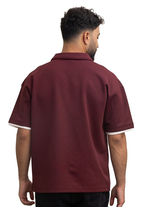 violet Design 3068 NF - Polo Neck T-Shirt - Khotwh