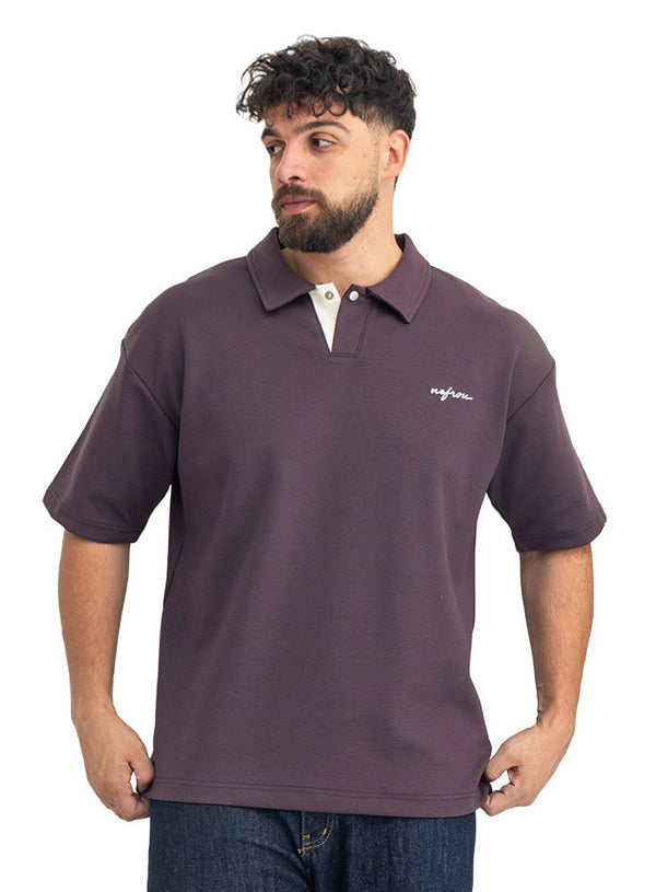 violet Design 3083 NF-Polo Neck T-Shirt - Khotwh