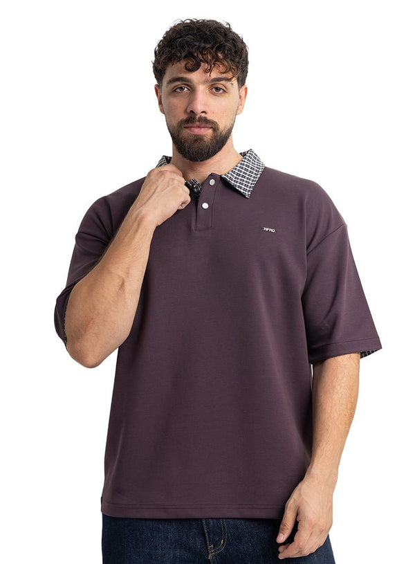 Violet Design 3096 NF-Polo Neck T-Shirt - Khotwh