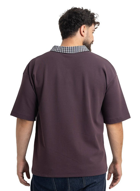 Violet Design 3096 NF-Polo Neck T-Shirt - Khotwh