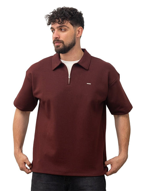 violet Design 4024 NF - Polo Neck T-Shirt - Khotwh