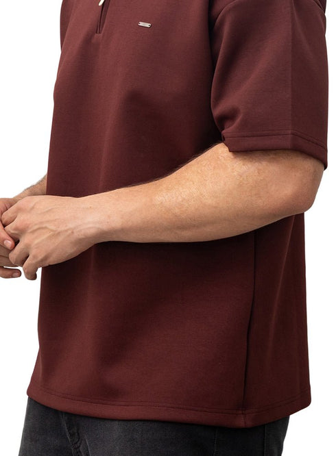 violet Design 4024 NF - Polo Neck T-Shirt - Khotwh
