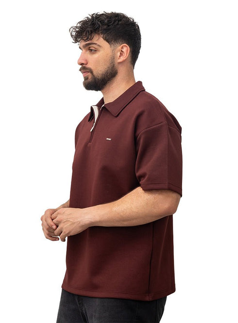 violet Design 4024 NF - Polo Neck T-Shirt - Khotwh