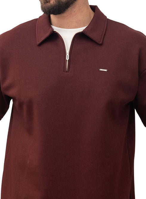 violet Design 4024 NF - Polo Neck T-Shirt - Khotwh