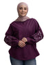 Violet Embroidered Poplin Shirt - Khotwh