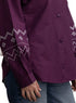 Violet Embroidered Poplin Shirt - Khotwh