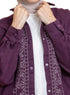 Violet Gabardine Jacket 2 - Khotwh
